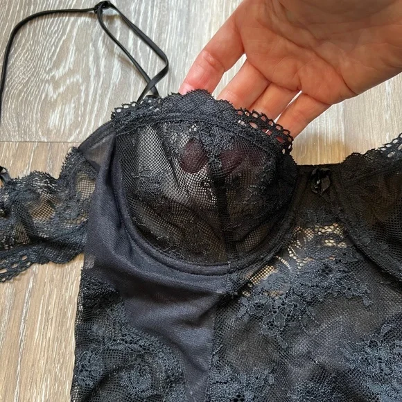 Victoria's Secret Very Sexy Lace Teddy SET